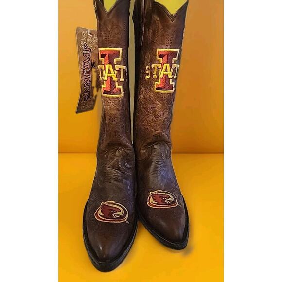 Gameday Women's Western Boot Iowa Iowa State Cyclones 5.5 B NEW NWT NCAA Nice - Picture 1 of 6